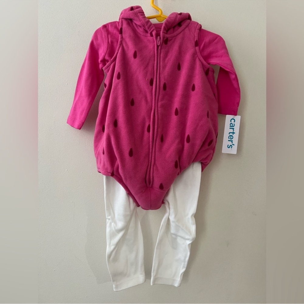 Carter’s Baby Girl strawberry costume Size 6-9 Months